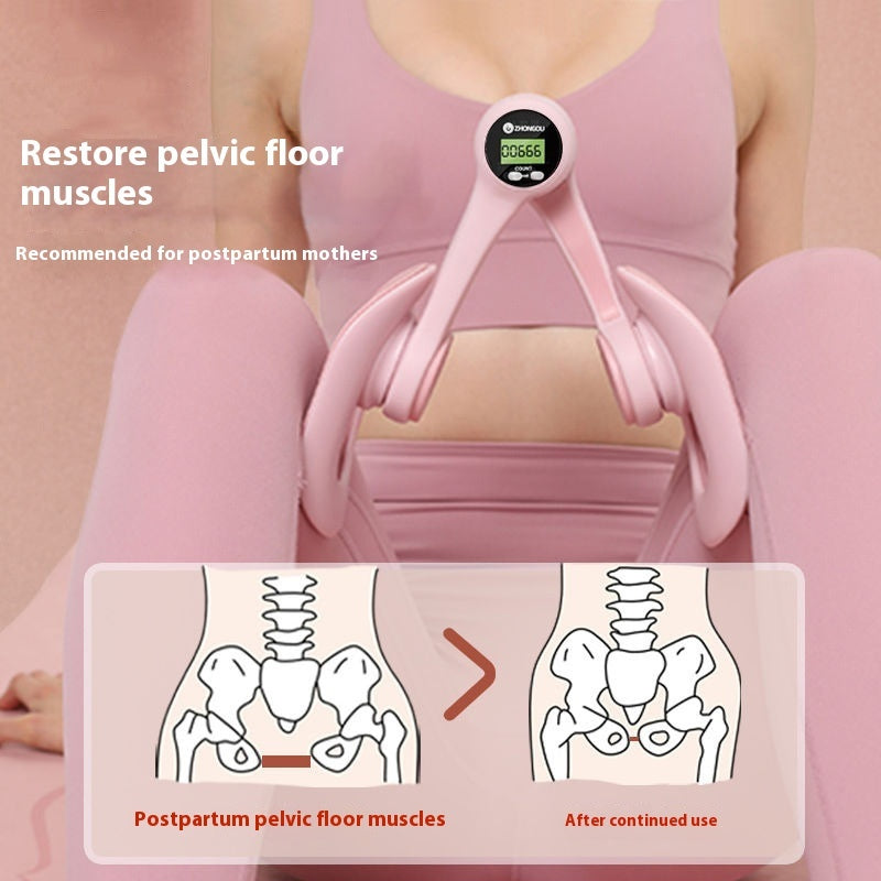 Adjustable Ergonomic Thigh Trainer With Counter