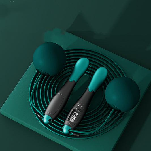 Dual-Purpose Cordless Skipping Rope with Counter