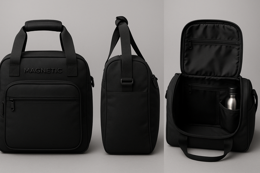 Mini Magnetic Gym Bag with Water Bottle