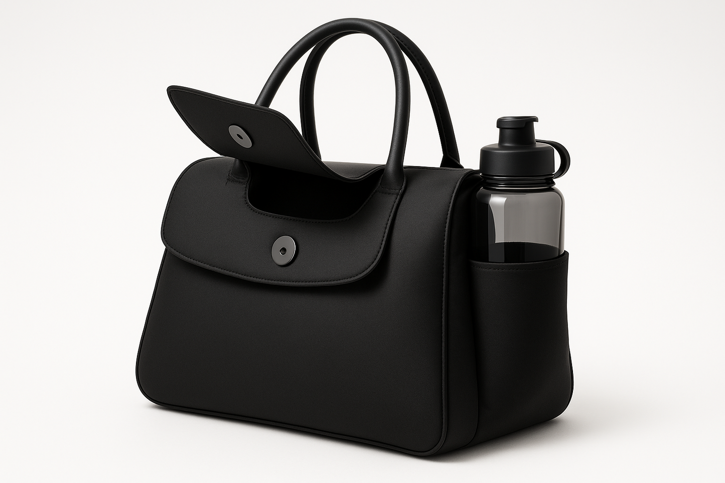 Mini Magnetic Gym Bag with Water Bottle